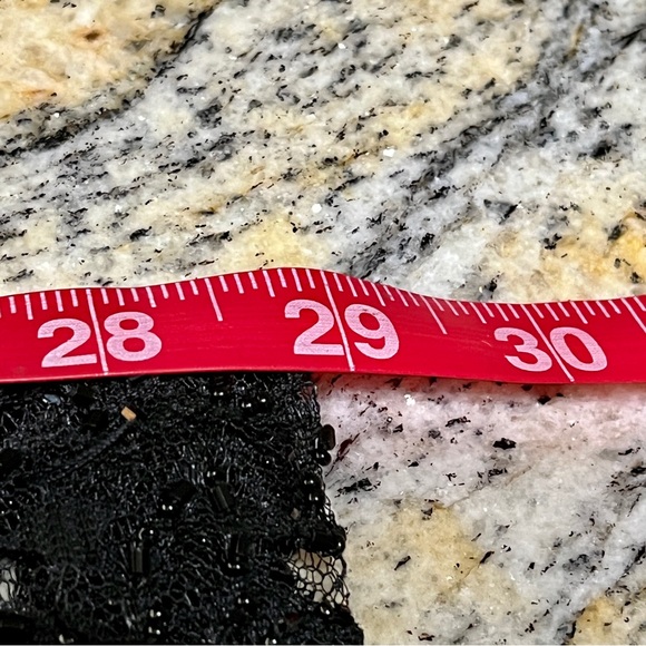 Vintage ZOLA EVENING Black Beaded Wide Leg Pants‎ Sz 10 Party Holiday Formal - Picture 9 of 13